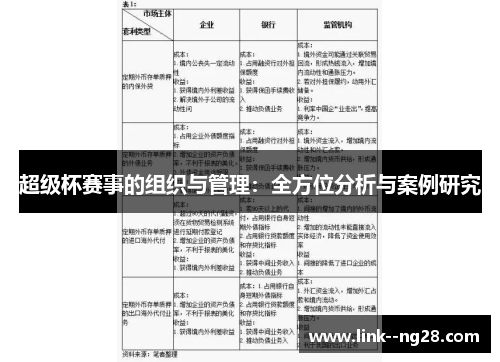 超级杯赛事的组织与管理:全方位分析与案例研究 超级杯赛事的组织与管理:全方位分析与案例研究
